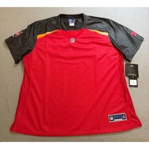 Tampa Bay Buccaneers NFL Players Pro Line Jersey‎ Womens 2XL Red Short Sleeve.
